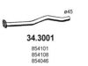 OPEL 854101 Exhaust Pipe